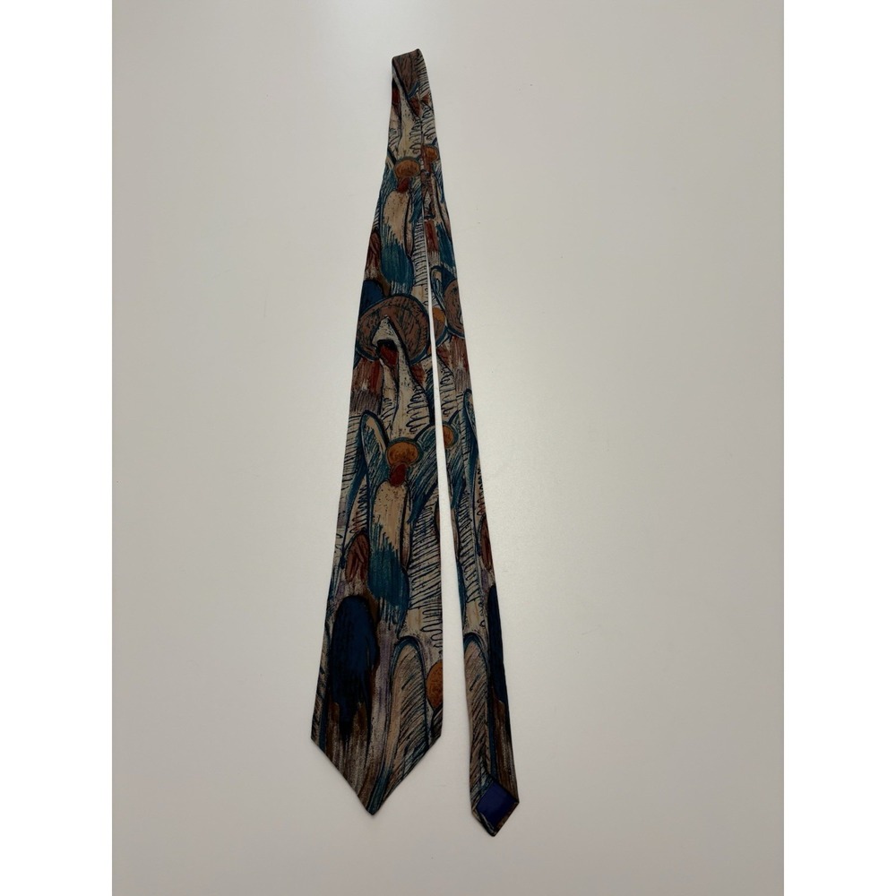 1991 Apple Corps Beatles theme 100% silk neck tie Let It Be